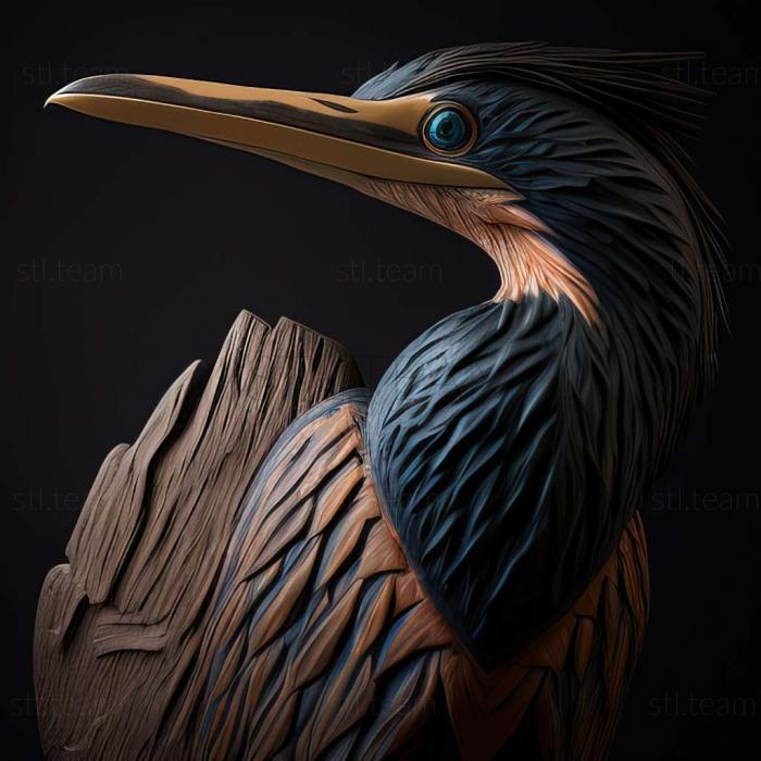 3D модель Phalacrocorax featherstoni (STL)